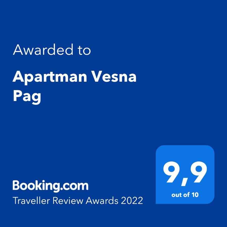 Apartman Vesna Pag Leilighet Pag Town Eksteriør bilde